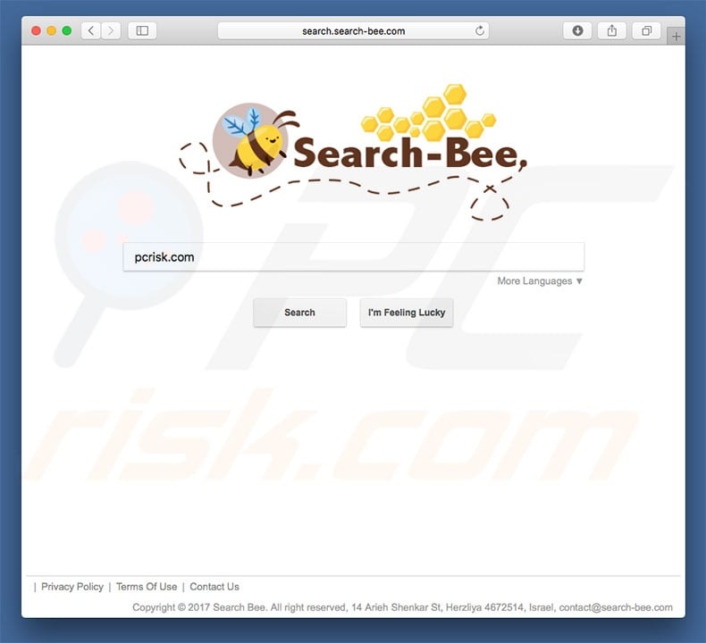 sequestrador de navegador search.search-bee.com num computador Mac