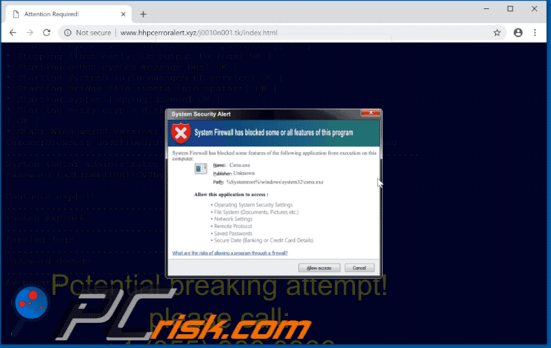 Fraude System Firewall Has Blocked Some Features gif