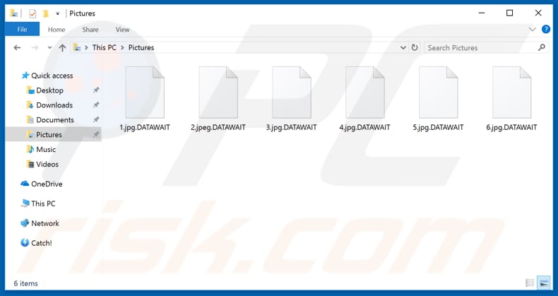 Ficheiros encriptados por DataWait