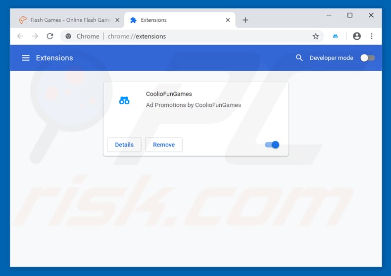 Removendo os anúncios filezog.com do Google Chrome passo 2