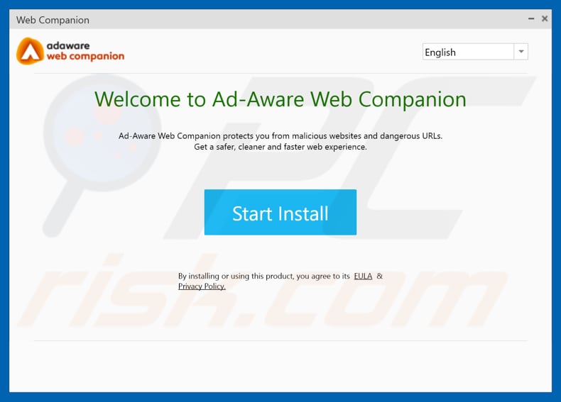 Configuração de instalação do Web Companion