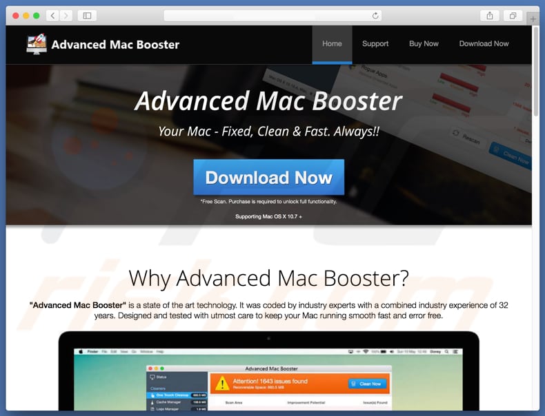 Fraude Advanced Mac Booster