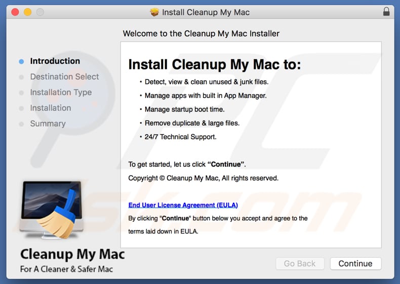 Instalador Cleanup My Mac