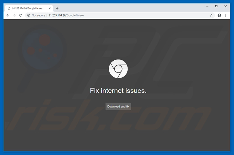 Malware GoogleFix.exe