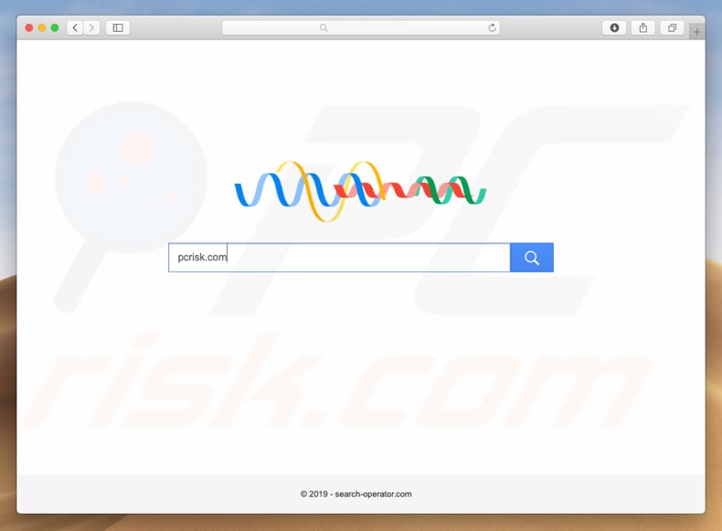 sequestrador de navegador search-operator.com num computador Mac