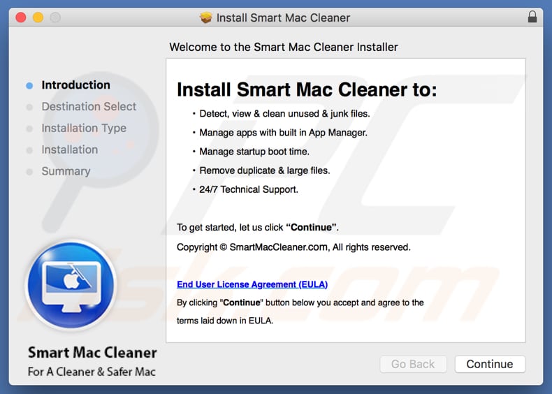 Instalador Smart Mac Cleaner