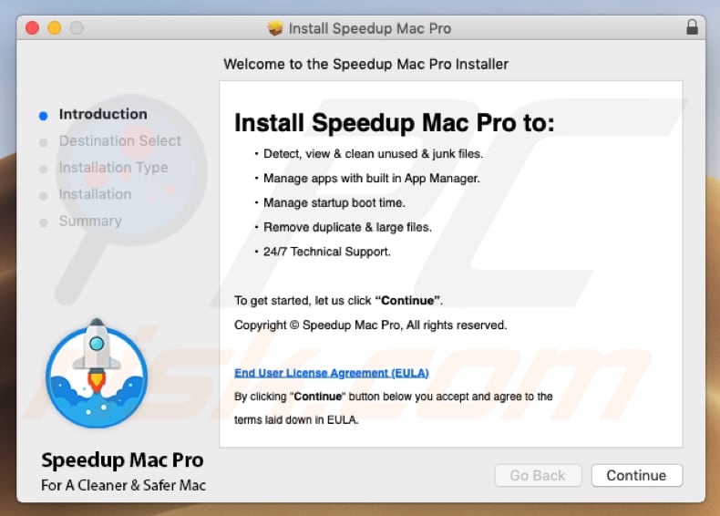 Instalador Speedup Mac Pro