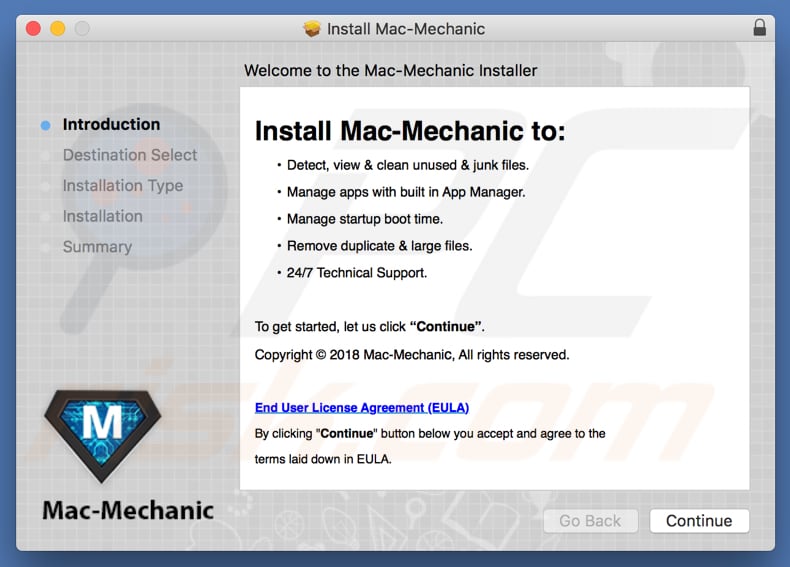 instalador da app mac-mechanic