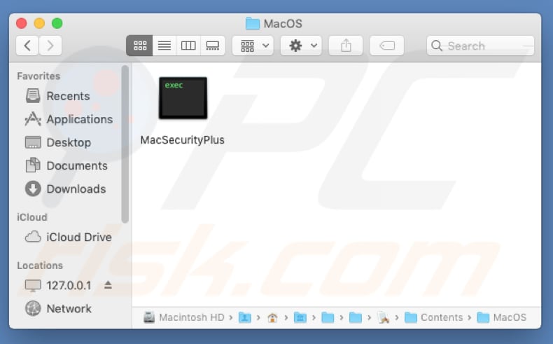 como remover mac security plus passo 1