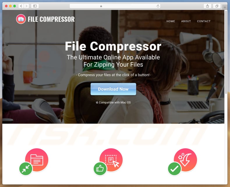 Aplicação indesejada do File Compressor Pro