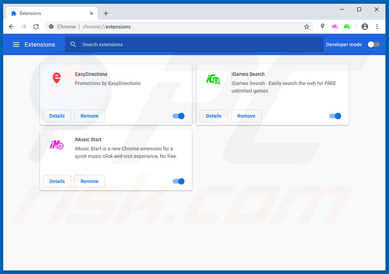 Removendo os anúncios pushmobilenews[.]com do Google Chrome passo 2