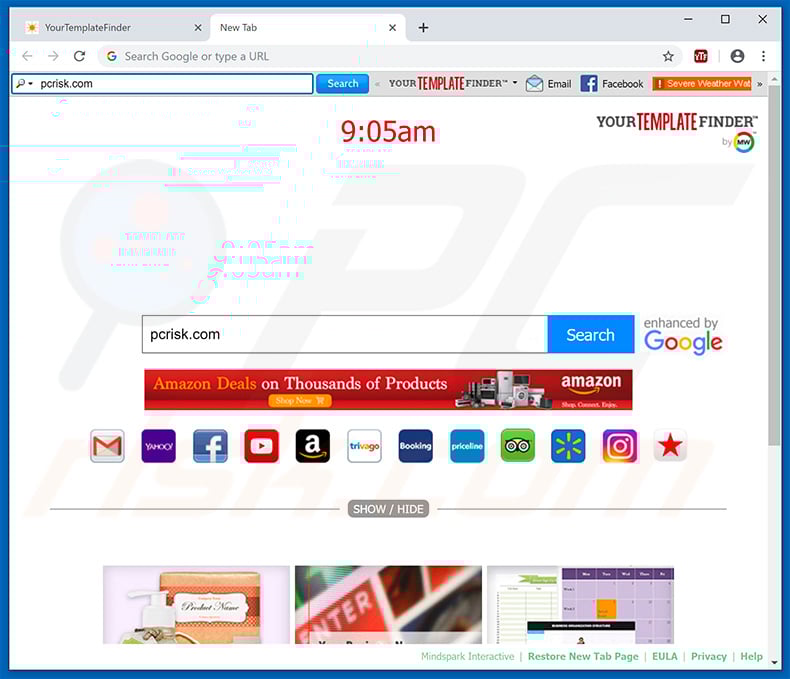 sequestrador de navegador hp.myway.com
