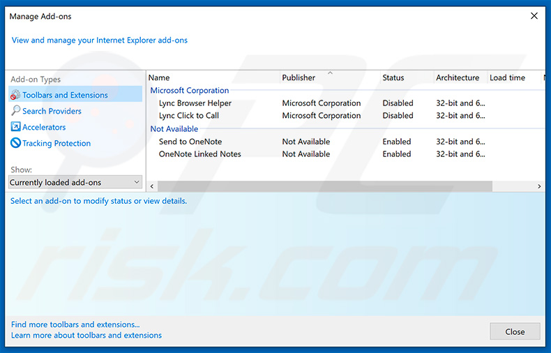 Removendo as extensões relacionadas ao Internet Explorer search.heasyweatherforecast.com