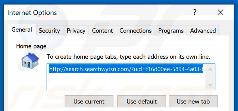 Removendo search.heasyweatherforecast.com da página inicial do Internet Explorer