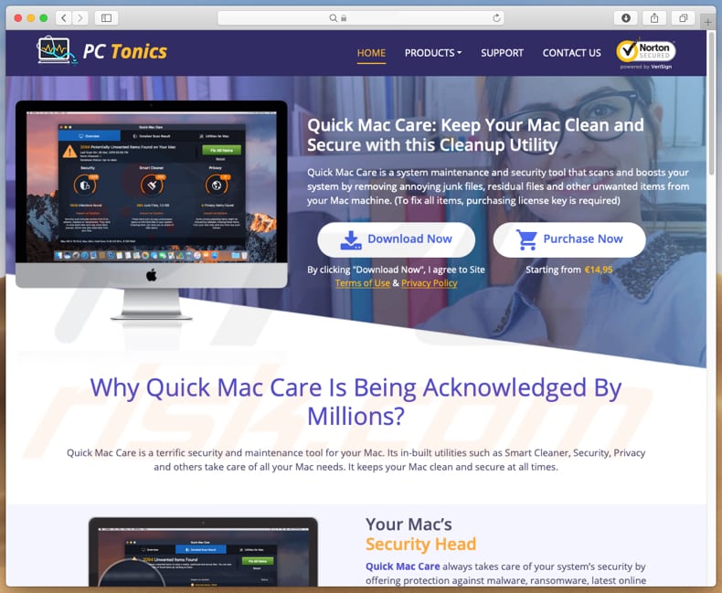 website a promover Quick Mac Care