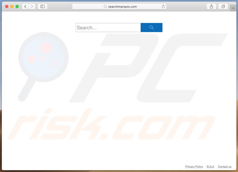 sequestrador de navegador searchmarquis.com num computador Mac