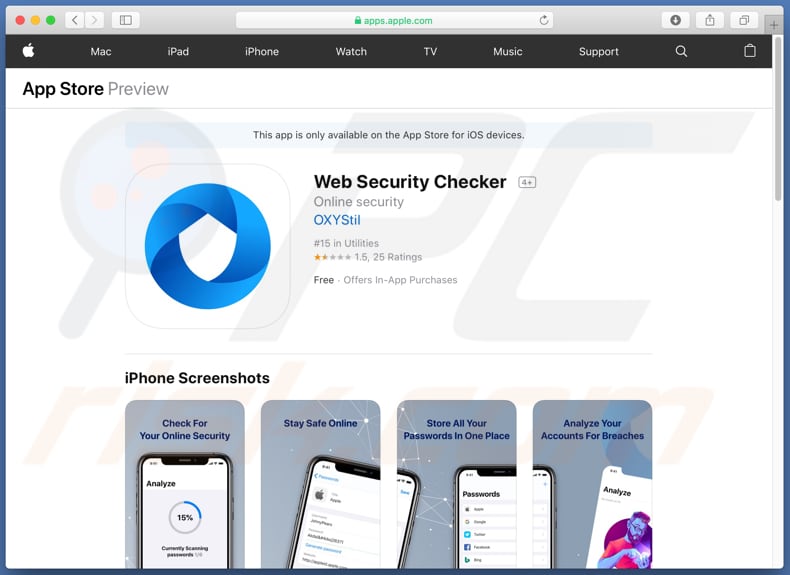 verificador do site web security checker