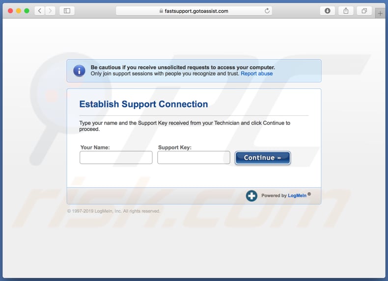 Plataforma de acesso remoto FastSupport