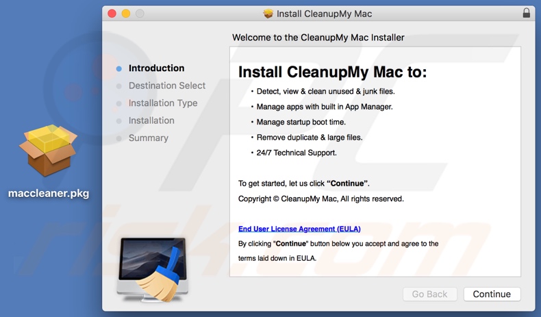 Instalador Cleanup My Mac