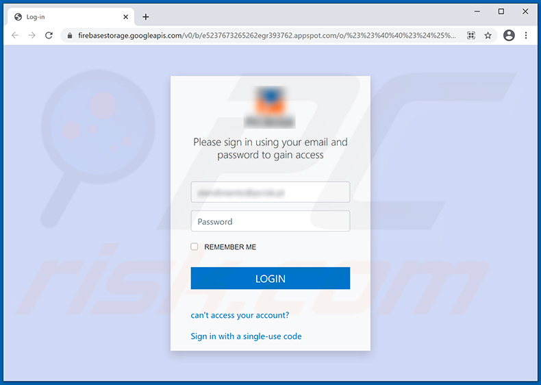 Site de phishing promovido através do email de spam com o tema DHL Express