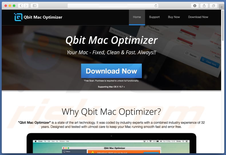 Site de descarregamento do Qbit Mac Optimizer