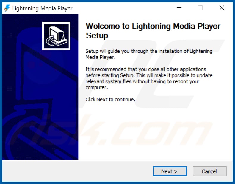 instalador oficial lightening media played