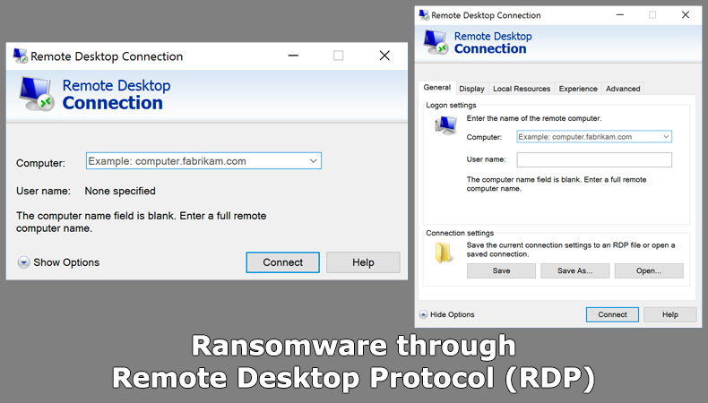 Ransomware através do protocolo RDP (Remote Desktop Protocol)