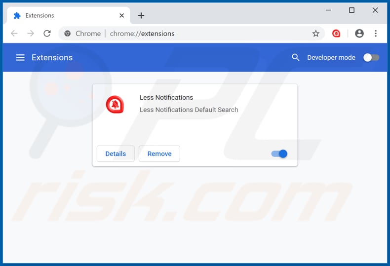 Removendo as extensões relacionadas ao find.lessnotifications.com do Google Chrome