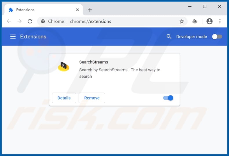 Removendo as extensões do Google Chrome relacionadas ao feed.searchstreams.com