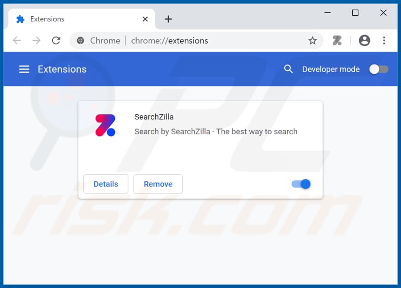 Removendo as extensões relacionadas ao feed.search-zilla.com do Google Chrome
