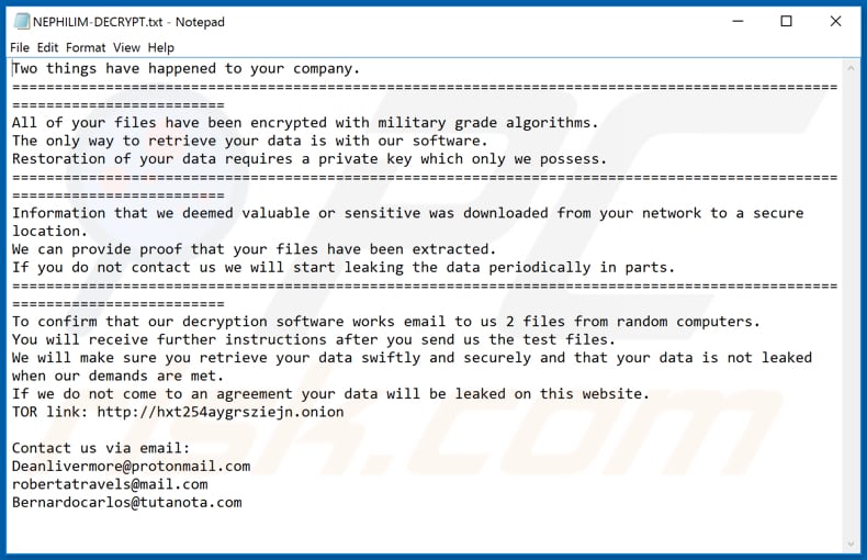 Instruções de deencriptação do NEPHILIM (NEPHILIM-DECRYPT.txt)