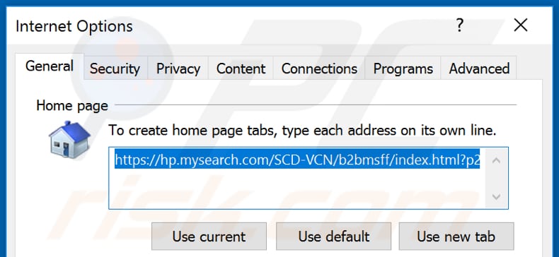 Removendo o hp.mysearch.com do mecanismo de pesquisa padrão do Internet Explorer