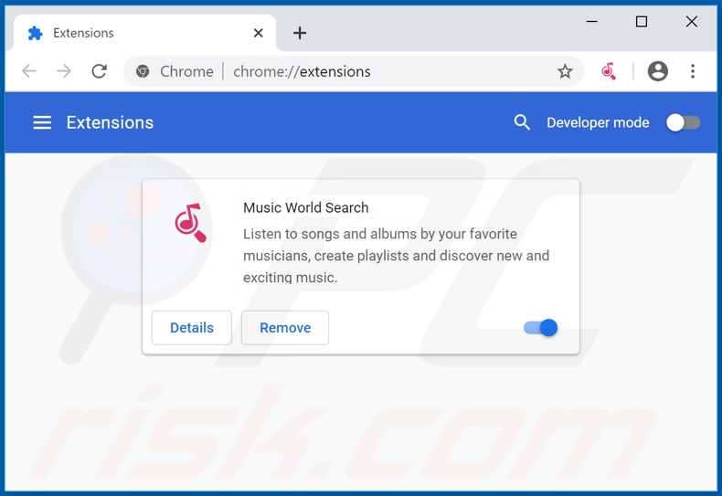 Removendo as extensões do Google Chrome relacionadas ao world-search.net