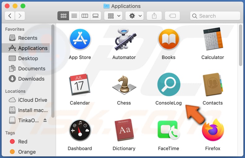 Adware ConsoleLog