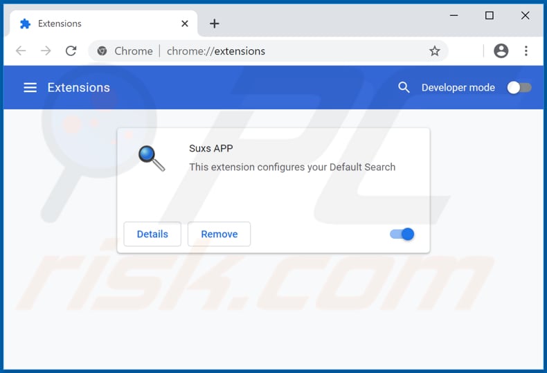 Removendo as extensões relacionadas ao searchred01.xyz do Google Chrome