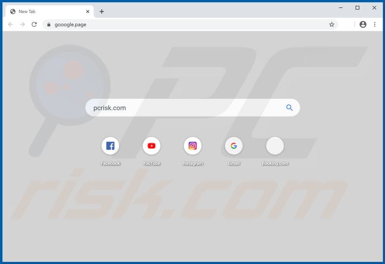 Sequestrador de navegador gooogle.page