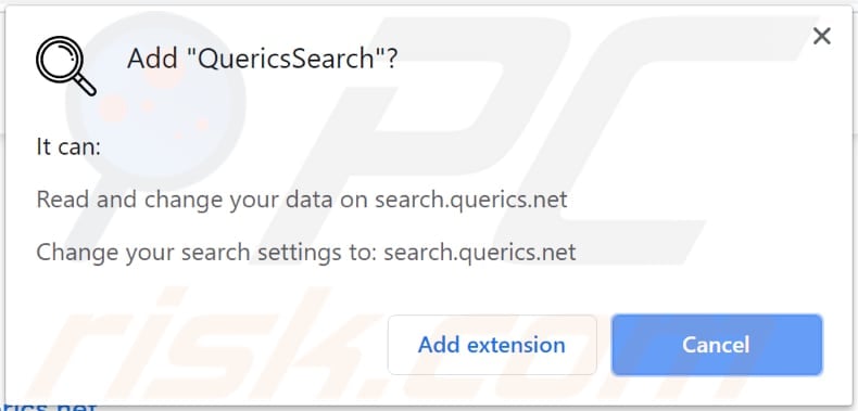 sequestrador de navegador quericssearch quer ser instalado no chrome