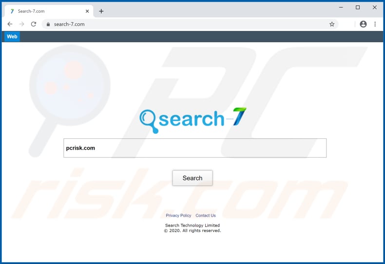 Sequestrador de navegador search-7.com