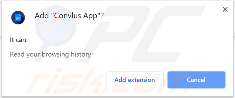 navegador pede permissão para instalar o Convlus App