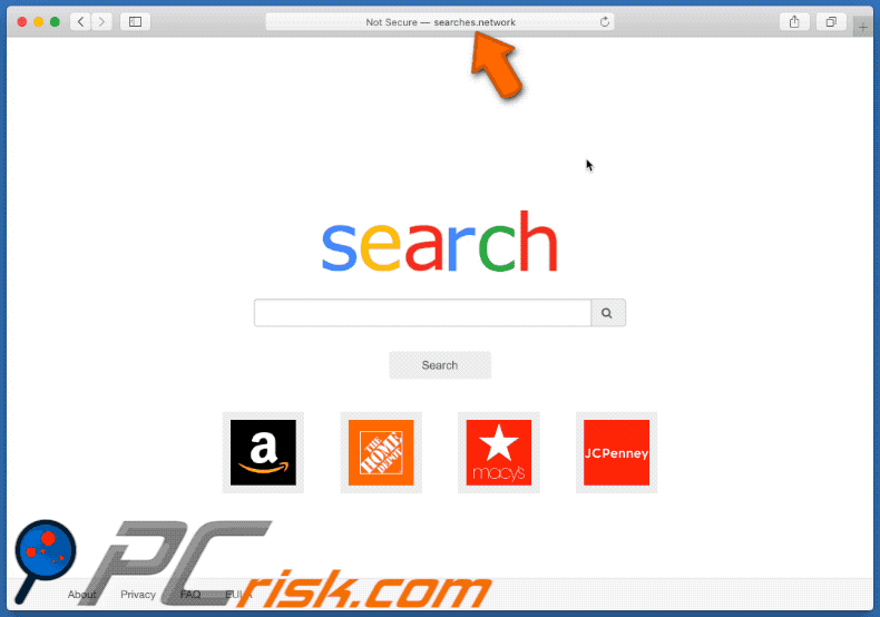 search.network redireciona para webcrawler.com