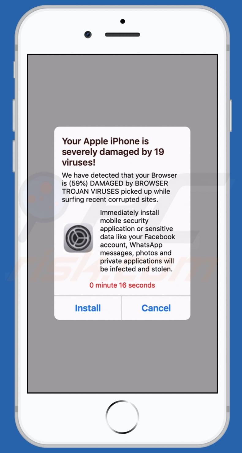 fraude versão móvel segunda variante apps-notification-com