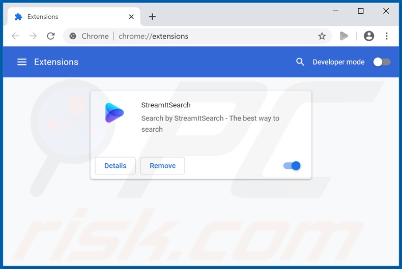 Removendo as extensões relacionadas ao streamit-search.com do Google Chrome
