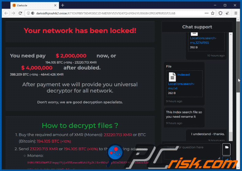 ransomware darkside para site gif