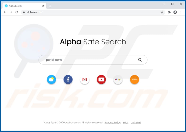 sequestrador de navegador alphasearch.co