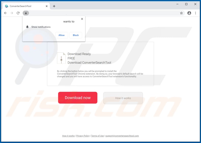 convertersearchtool sequestrador de navegador promoter chrome