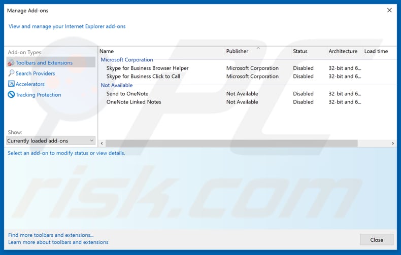 Removendo as extensões do Internet Explorer relacionadas a find.defaultsearch.info