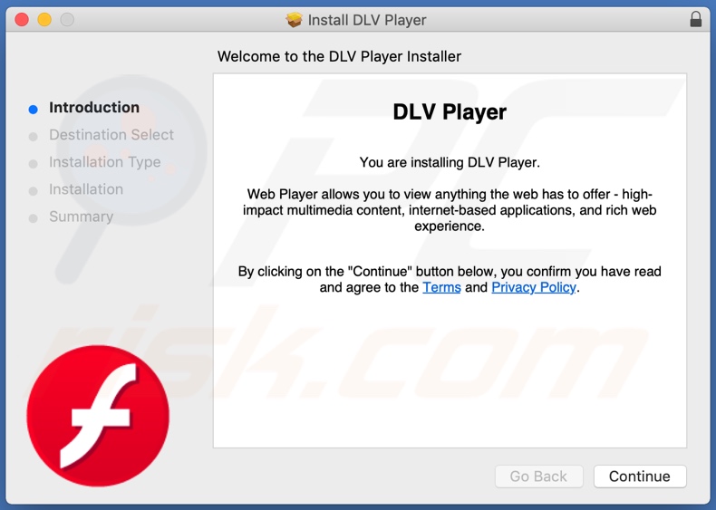 Instalador DLVPlayer distribuindo HelperService