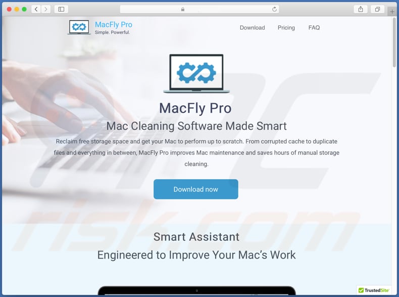 Site que promove a API MacFly Pro