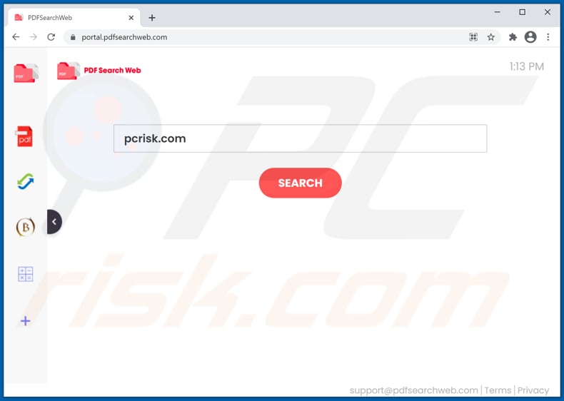 sequestrador de navegador pdfsearchweb.com