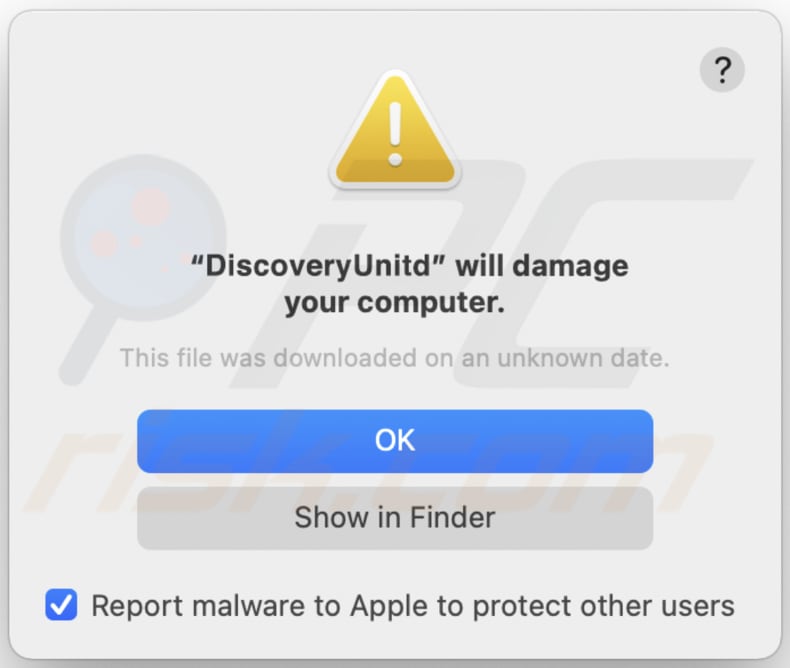 Adware DiscoveryUnit